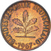 Coin, GERMANY - FEDERAL REPUBLIC, 2 Pfennig, 1967, Karlsruhe, EF(40-45), Bronze