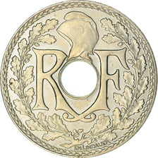 Münze, Frankreich, Lindauer, 25 Centimes, 1938, VZ+, Nickel-Bronze, KM:867b