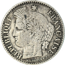 Münze, Frankreich, Cérès, 20 Centimes, 1851, Paris, S+, Silber, KM:758.1