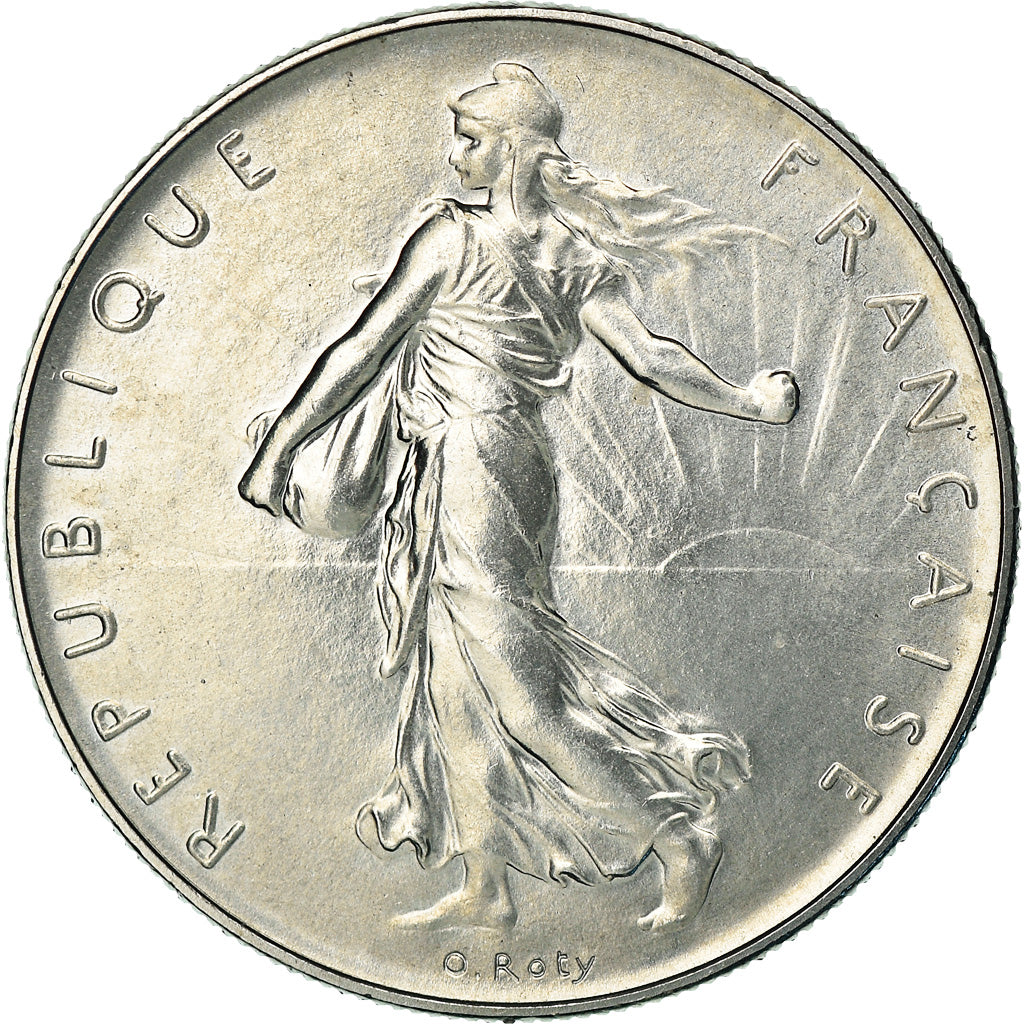 Coin, France, Semeuse, Franc, 1974, Paris, MS(65-70), Nickel, KM:925.1