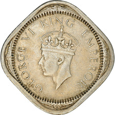 Coin, INDIA-BRITISH, George VI, 2 Annas, 1941, AU(50-53), Copper-nickel, KM:541