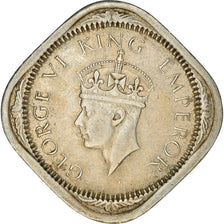 Moneta, INDIE BRYTYJSKIE, George VI, 2 Annas, 1941, AU(50-53), Miedź-Nikiel