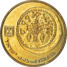 Coin, Israel, 5 Agorot, 1994, AU(50-53), Aluminum-Bronze, KM:157