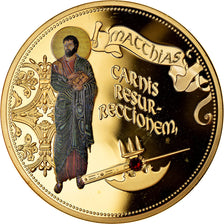 France, Medal, Les 12 Apôtres - Matthias, MS(65-70), Copper Gilt