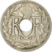 Moeda, França, Lindauer, 25 Centimes, 1914, EF(40-45), Níquel, KM:867