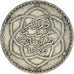Moneta, Marocco, 'Abd al-Hafiz, 1/2 Rial, 5 Dirhams, 1911, bi-Bariz, Paris, BB