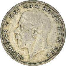 Moneta, Gran Bretagna, George V, 1/2 Crown, 1928, MB+, Argento, KM:835