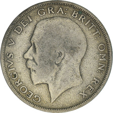Coin, Great Britain, George V, 1/2 Crown, 1920, VF(20-25), Silver, KM:818.1a
