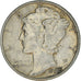 Moneta, Stati Uniti, Mercury Dime, Dime, 1940, U.S. Mint, Philadelphia, BB+