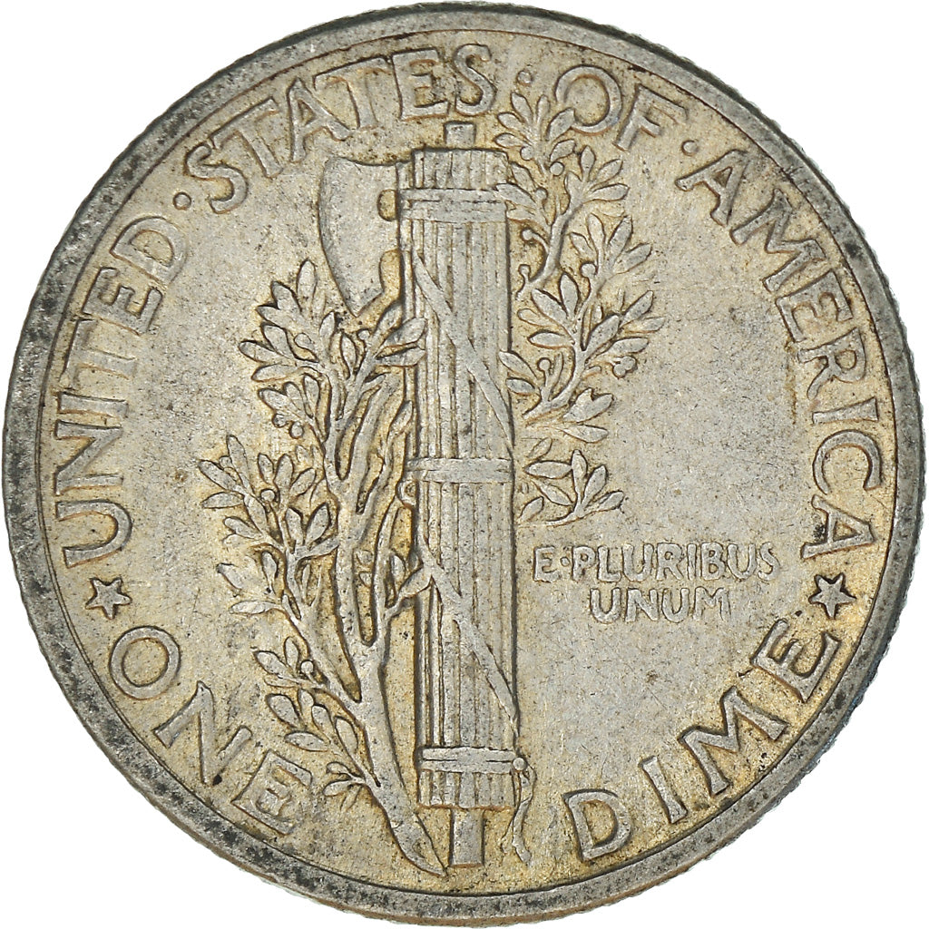 Moneta, Stati Uniti, Mercury Dime, Dime, 1940, U.S. Mint, Philadelphia, BB+