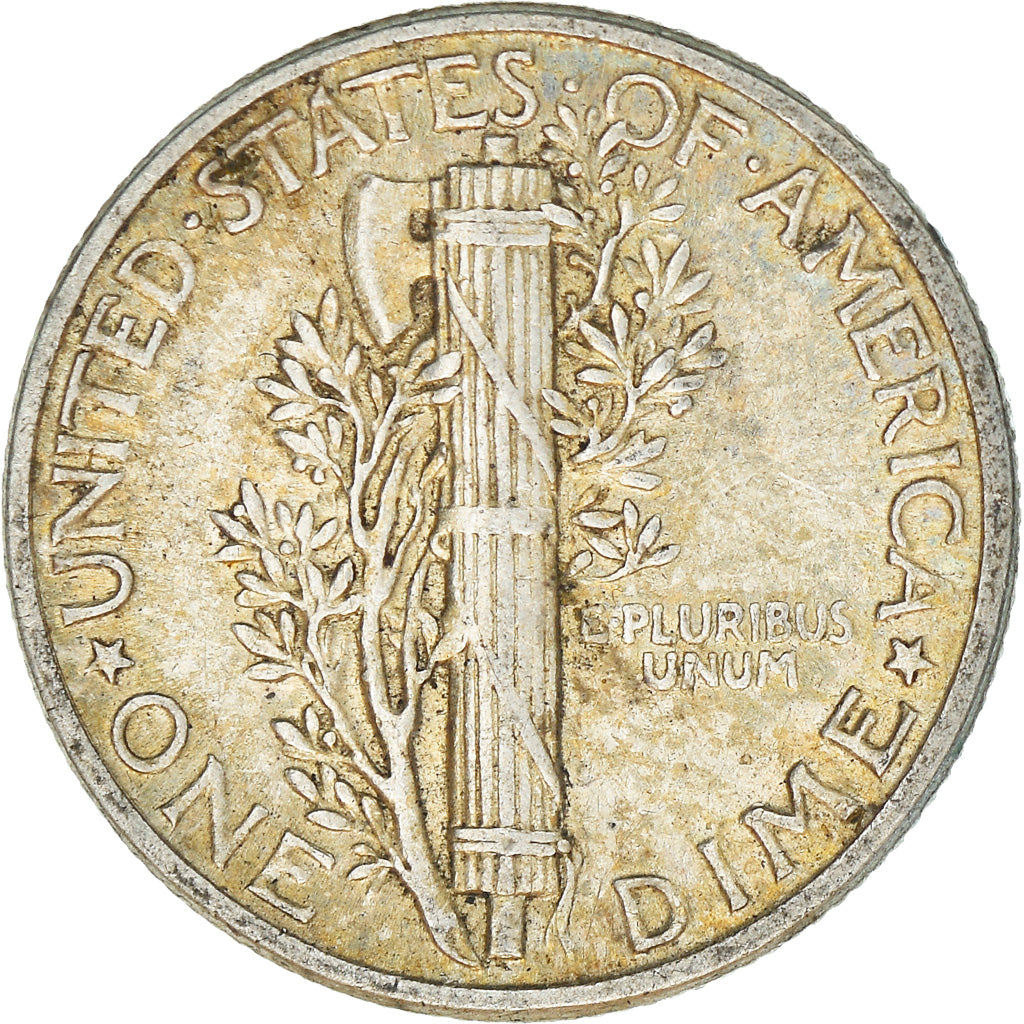 Münze, Vereinigte Staaten, Mercury Dime, Dime, 1944, U.S. Mint, Philadelphia