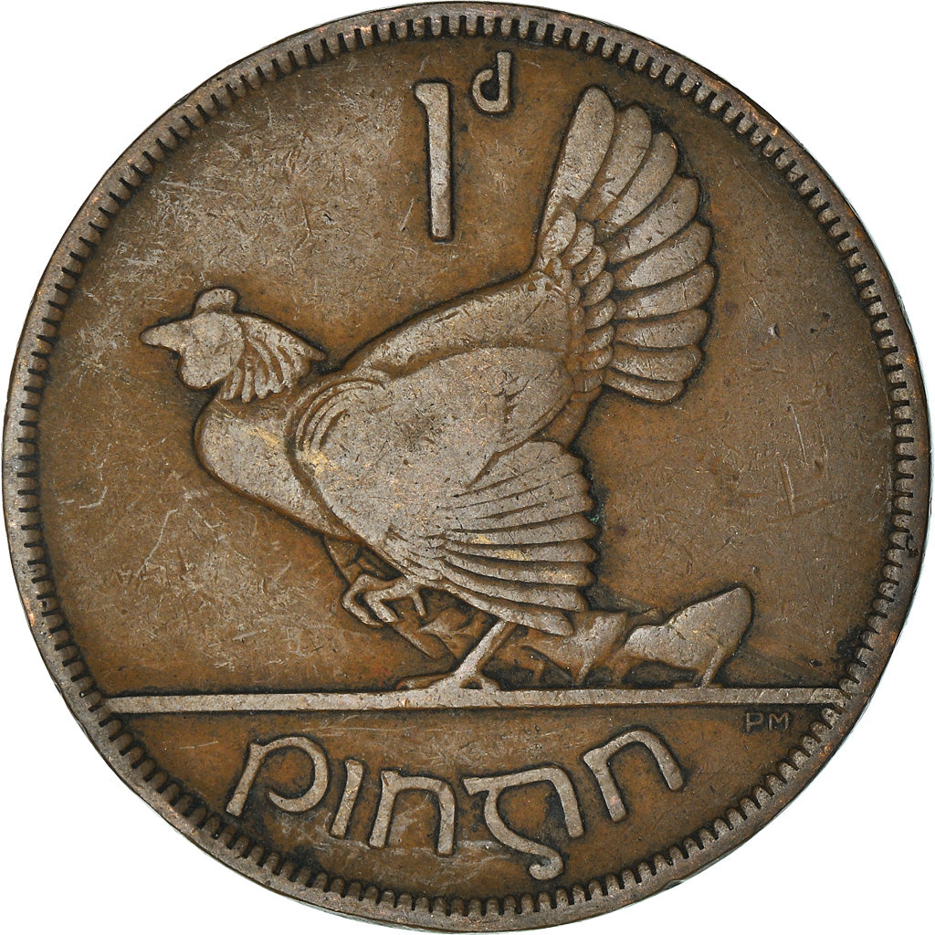 Moneta, REPUBBLICA D’IRLANDA, Penny, 1928, MB+, Bronzo, KM:3