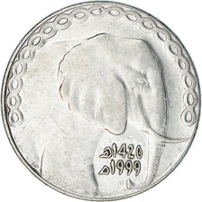 Moneta, Algeria, 5 Dinars, 1999/AH1420, Algiers, BB, Acciaio inossidabile