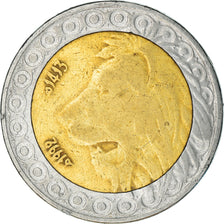 Moneta, Algeria, 20 Dinars, 1992, Algiers, MB+, Bi-metallico, KM:125