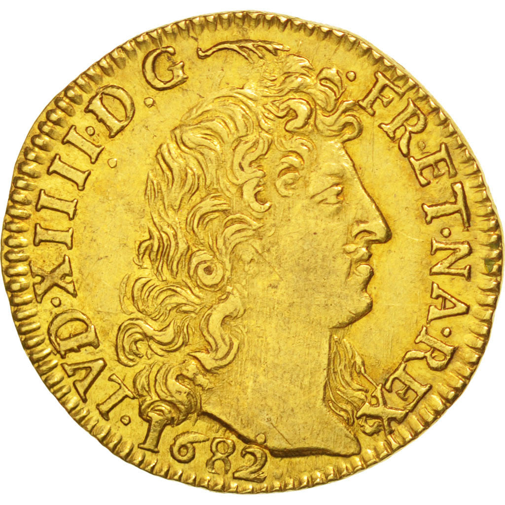 Frankreich, Louis XIV, Louis d'Or, 1682 L, Bayonne, PCGS AU58, KM:219.7