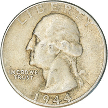 Moeda, Estados Unidos da América, Washington Quarter, Quarter, 1944, U.S. Mint