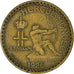Moeda, Mónaco, Louis II, 2 Francs, 1926, Poissy, EF(40-45), Alumínio-Bronze