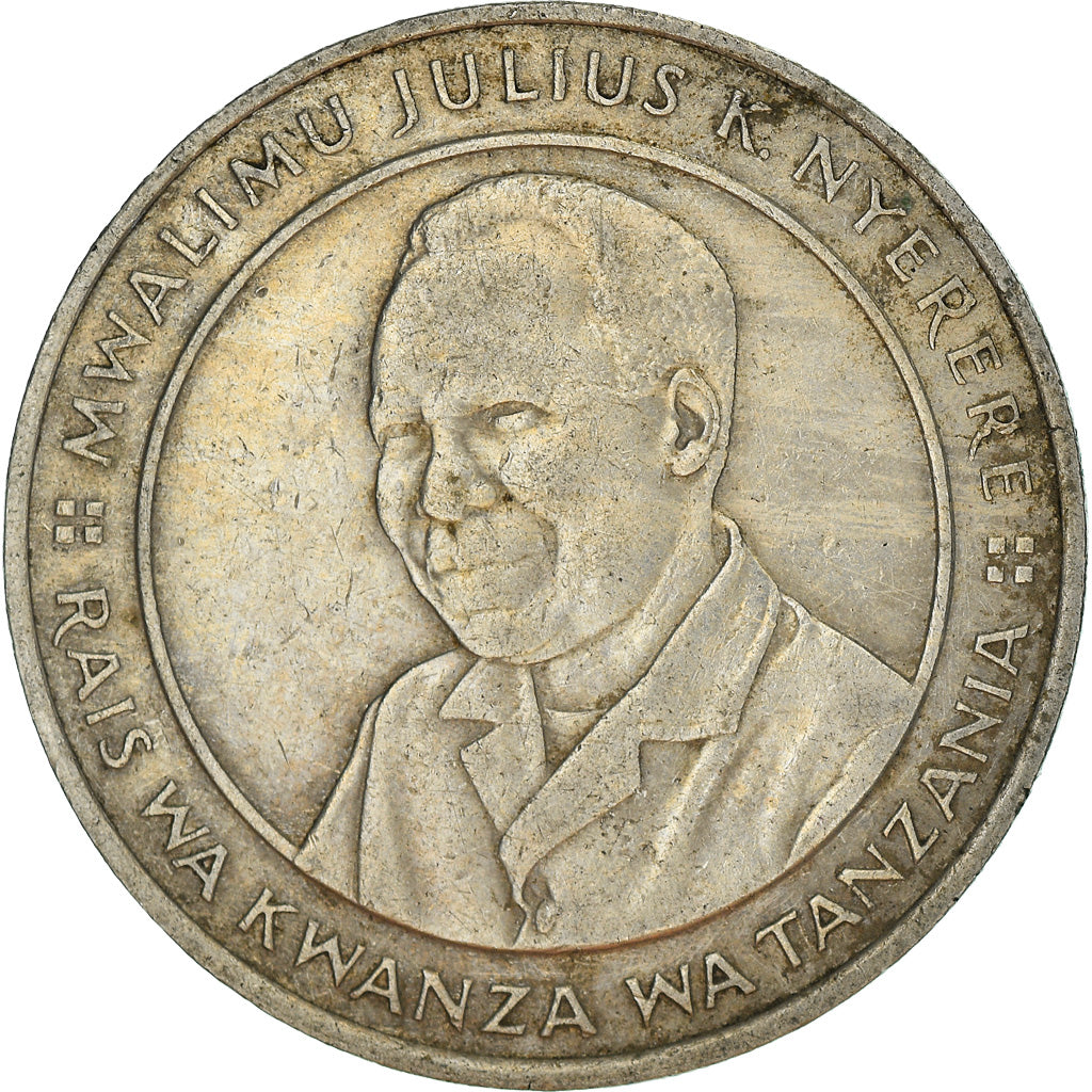 Coin, Tanzania, 10 Shilingi, 1987, EF(40-45), Copper-nickel, KM:20