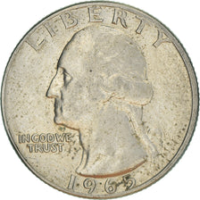 Coin, United States, Washington Quarter, Quarter, 1965, U.S. Mint, Philadelphia