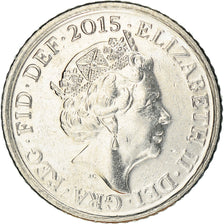 Coin, Great Britain, 5 New Pence, 2015, MS(60-62), Nickel plated steel