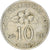 Moneta, Malesia, 10 Sen, 2004, MB+, Rame-nichel, KM:51