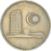 Moneta, Malezja, 20 Sen, 1982, Franklin Mint, AU(50-53), Miedź-Nikiel, KM:4