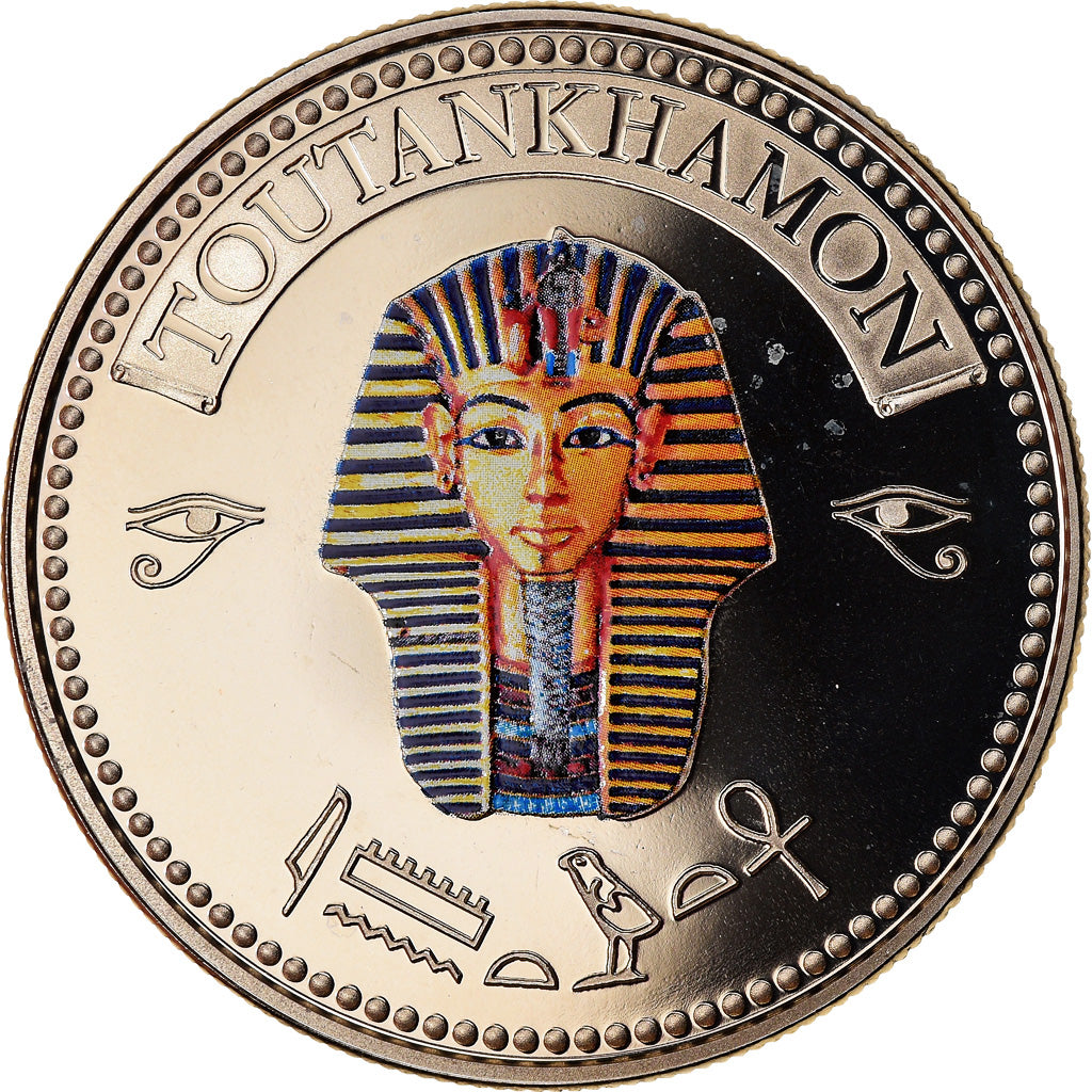 Egypt, Medal, Trésors d'Egypte, Toutankhamon, MS(65-70), Copper-nickel