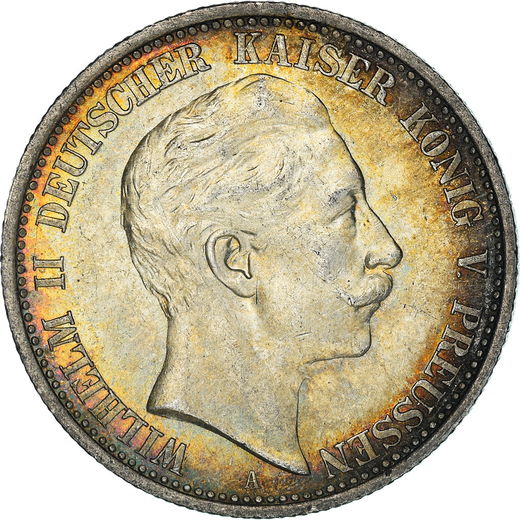 Moneta, Stati tedeschi, PRUSSIA, Wilhelm II, 2 Mark, 1905, Berlin, SPL, Argento