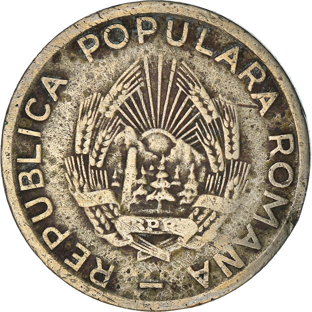 Münze, Rumänien, 25 Bani, 1952, S, Copper-nickel, KM:85.1
