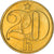 Moneda, Checoslovaquia, 20 Haleru, 1987, EBC+, Níquel - latón, KM:74
