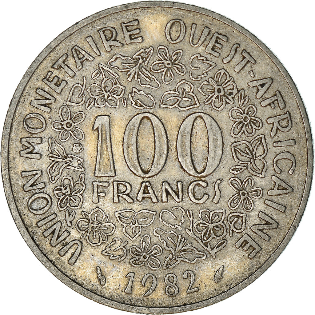 Monnaie, West African States, 100 Francs, 1982, Paris, TB, Nickel, KM:4