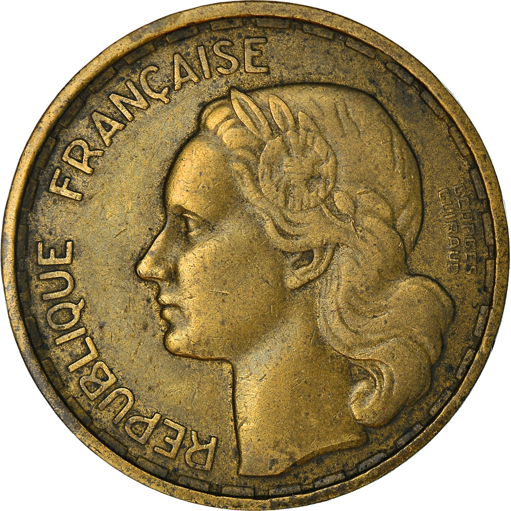 Monnaie, France, Guiraud, 20 Francs, 1950, Beaumont - Le Roger, TB+