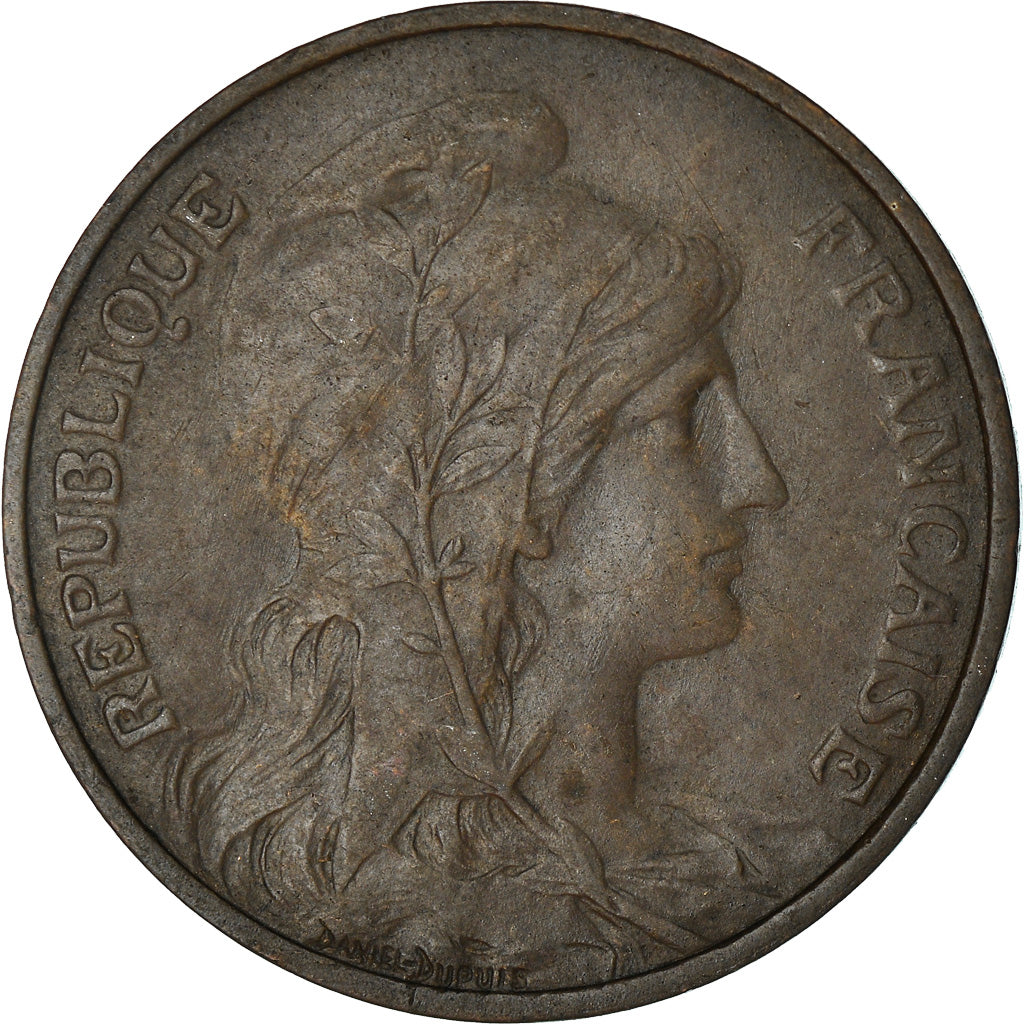 Coin, France, Dupuis, 5 Centimes, 1920, Paris, EF(40-45), Bronze, KM:842