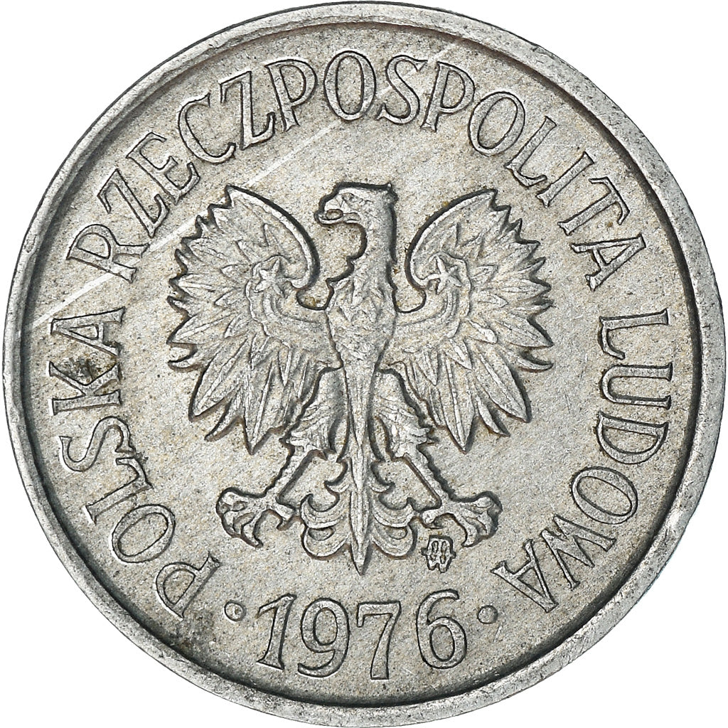 Monnaie, Pologne, 10 Groszy, 1976, Warsaw, TTB+, Aluminium, KM:AA47