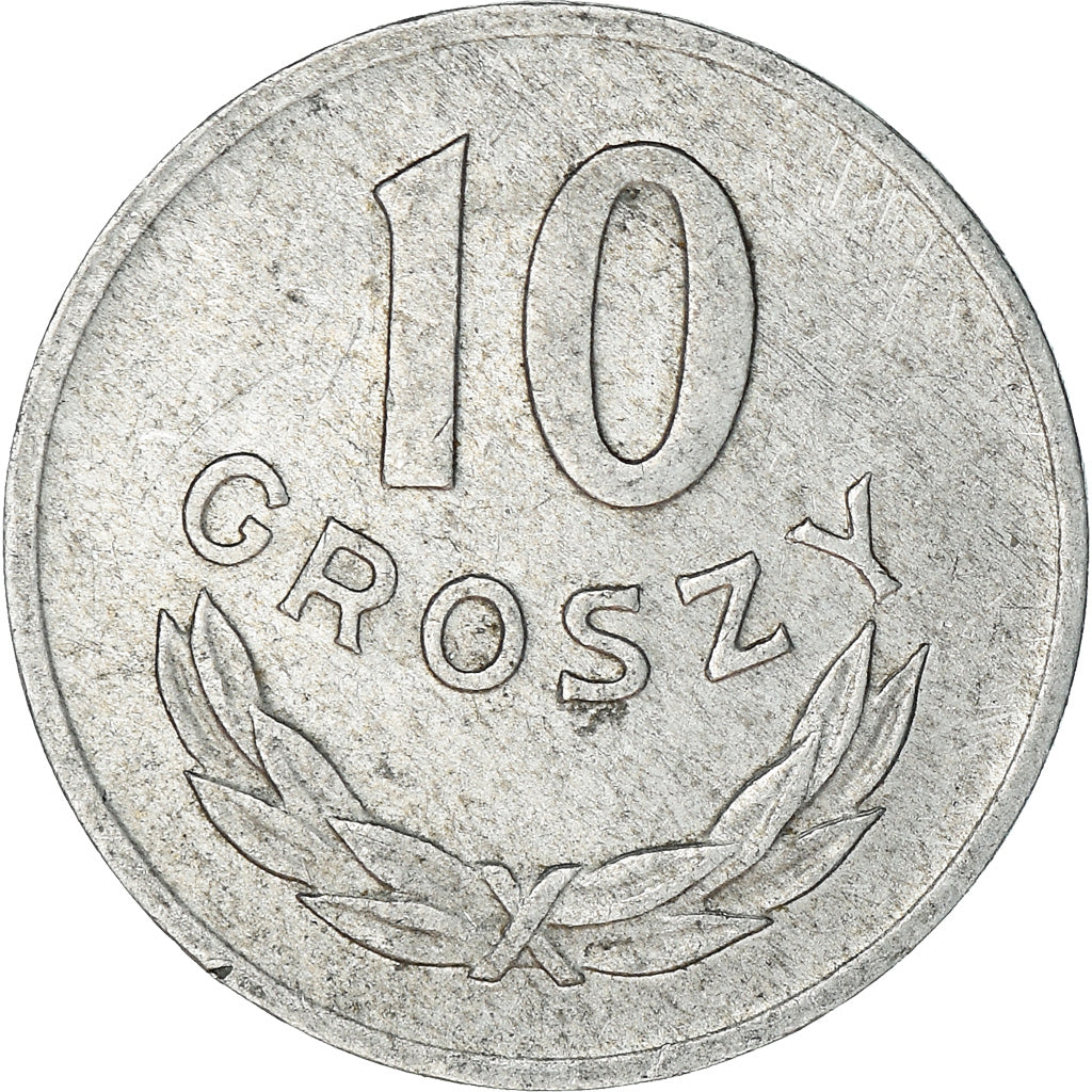 Monnaie, Pologne, 10 Groszy, 1976, Warsaw, TTB+, Aluminium, KM:AA47