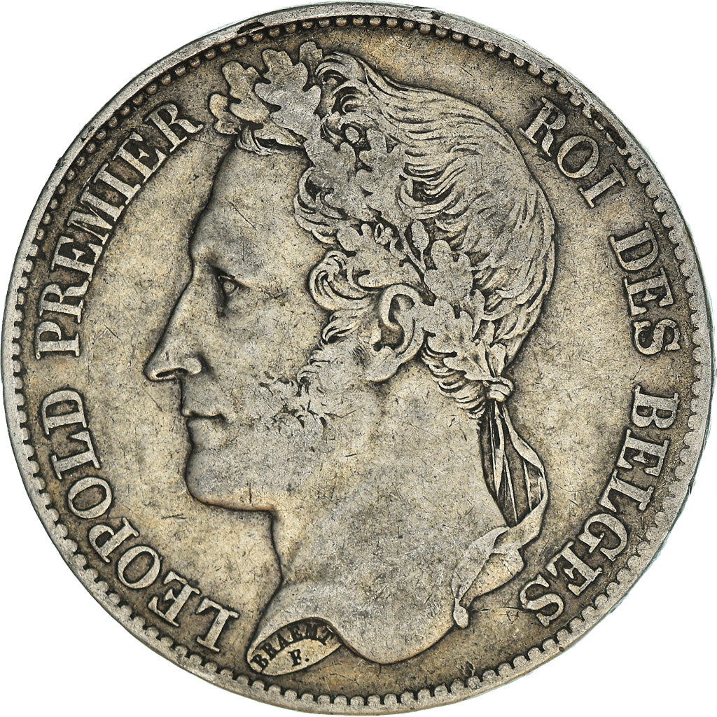 Monnaie, Belgique, Leopold I, 5 Francs, 5 Frank, 1849, TB+, Argent, KM:3.2