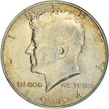 Moneta, Stati Uniti, Kennedy Half Dollar, Half Dollar, 1964, U.S. Mint