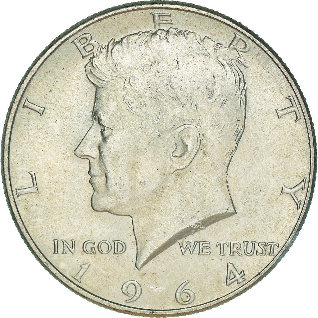 Moneta, USA, Kennedy Half Dollar, Half Dollar, 1964, U.S. Mint, Denver