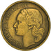 Moeda, França, Guiraud, 20 Francs, 1950, Paris, VF(30-35), Alumínio-Bronze