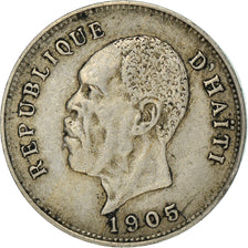 Moneta, Haiti, 5 Centimes, 1905, BB, Rame-nichel, KM:53