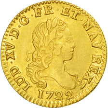 Münze, Frankreich, Louis XV, Louis d'or aux 2 L, Louis d'Or, 1722, Lille, SS+