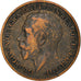 Coin, Great Britain, George V, Farthing, 1916, VF(30-35), Bronze, KM:808.1
