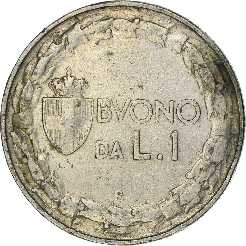 Moneda, Italia, Vittorio Emanuele III, Lira, 1922, Rome, MBC, Níquel, KM:62