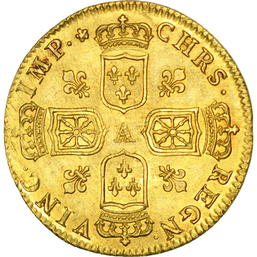Moneta, Francia, Louis XV, Louis d'or de Noailles, 2 Louis D'or, 1717, Paris