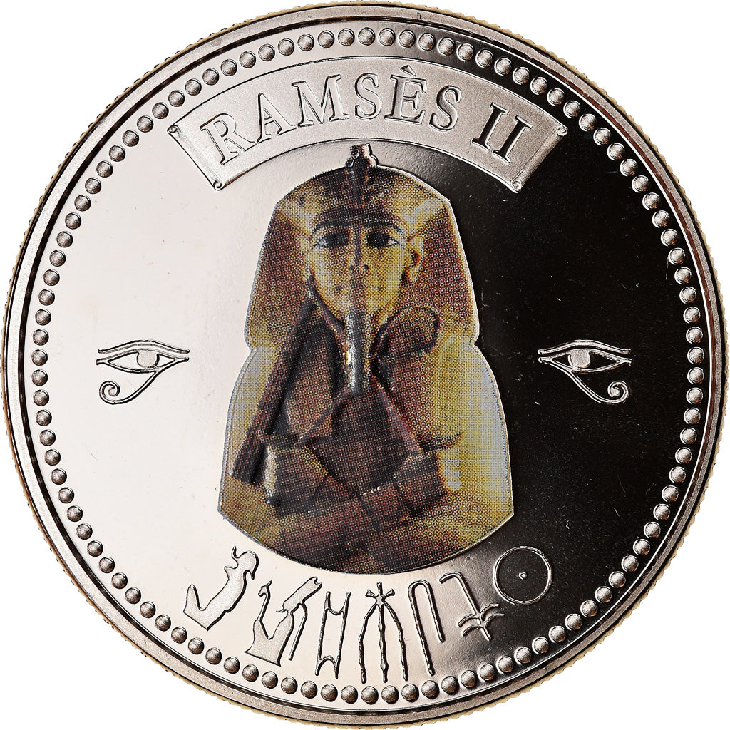 Egypt, Medal, Trésors d'Egypte, Ramsès II, MS(65-70), Copper-nickel