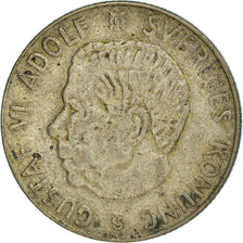 Coin, Sweden, Gustaf VI, Krona, 1958, EF(40-45), Silver, KM:826