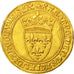 FRANCE, Ecu d'or, Saint Quentin, AU(55-58), Gold, Duplessy #369, 4.07