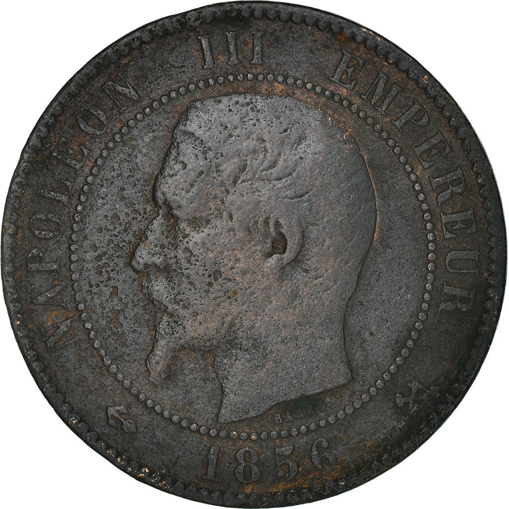 Monnaie, France, Napoleon III, Napoléon III, 10 Centimes, 1856, Rouen, TB