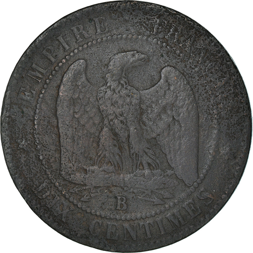 Monnaie, France, Napoleon III, Napoléon III, 10 Centimes, 1856, Rouen, TB