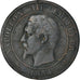 Monnaie, France, Napoleon III, Napoléon III, 10 Centimes, 1854, Rouen, B+